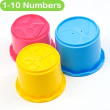 learn numbers of stacking toys